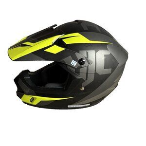 HJC CS-MX2 Dakota Snowmobile OffRoad Motorcross Helmet Visor Neon Green Black XL